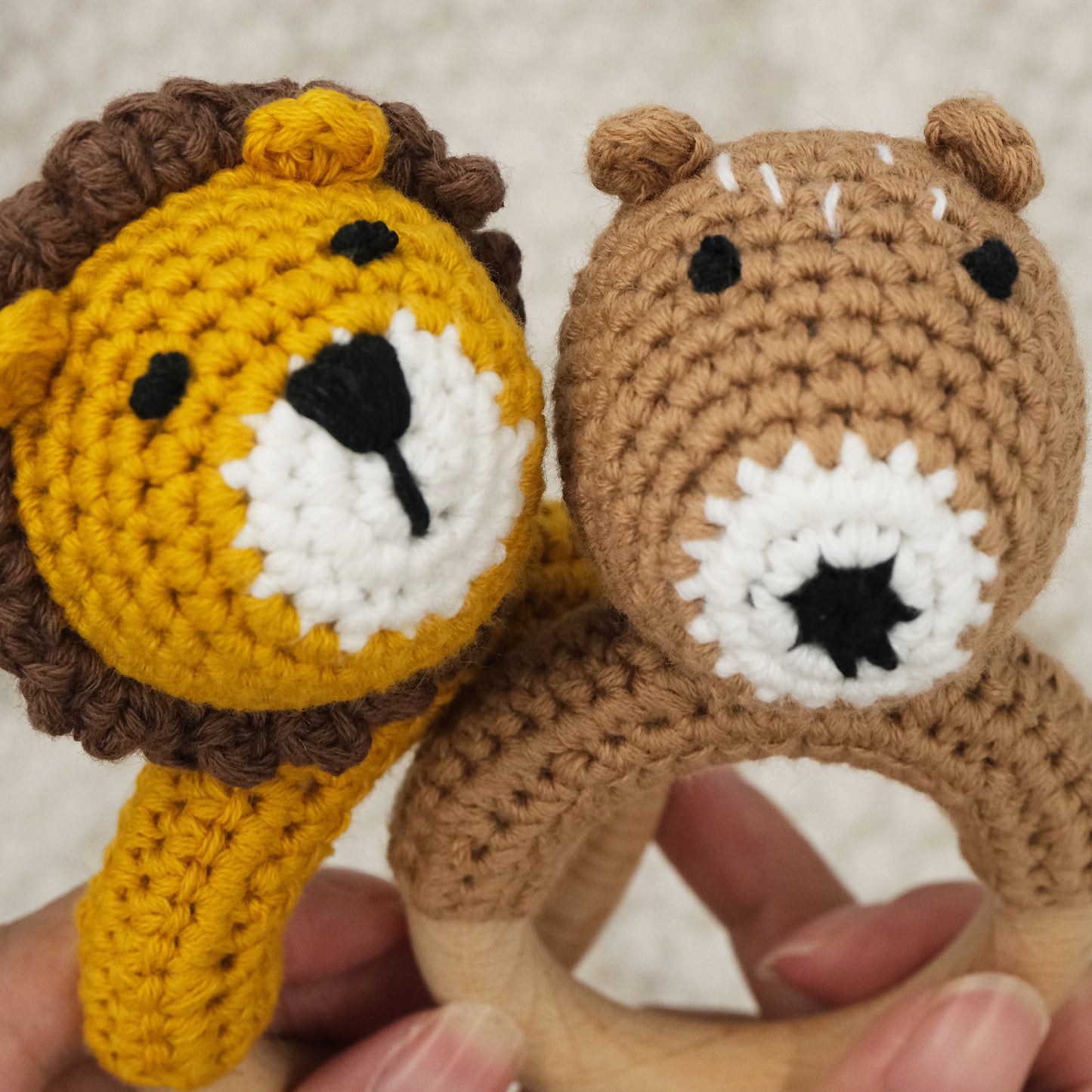 Brown Bear Baby Rattle