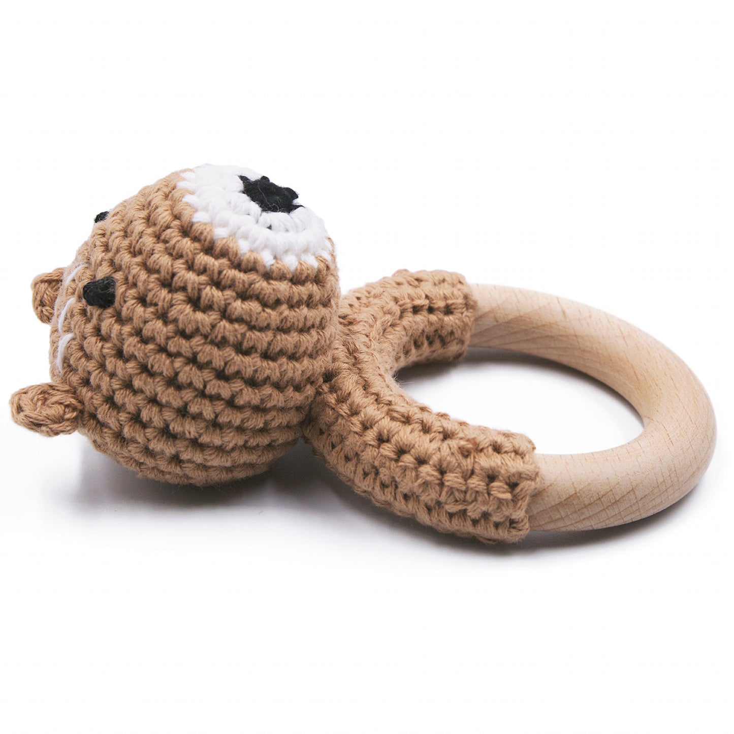 Brown Bear Baby Rattle